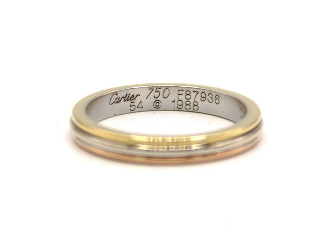 Ehering Vendôme Louis Cartier, Trinity-Kollektion. Golden - Ansicht 2