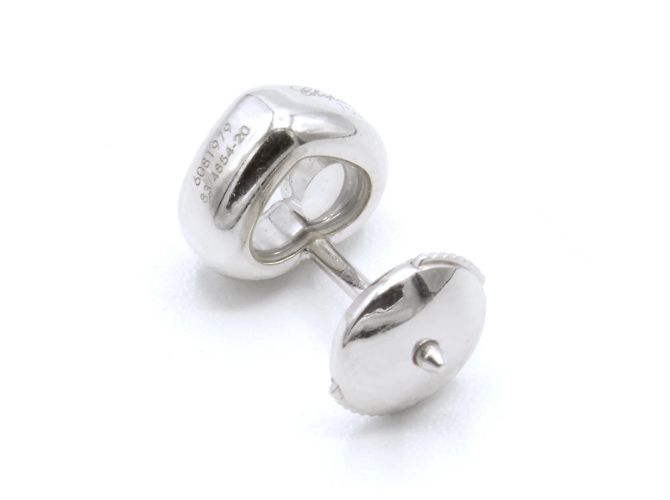 Magnifike Chopard Happy Diamonds Ohrringe. Silber - Ansicht 5