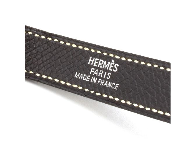 Pulsera Hermès Kelly Double Tour. Gris - vista 5