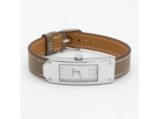 Hermès Kelly II Modell Uhr. Silber - Ansicht 4