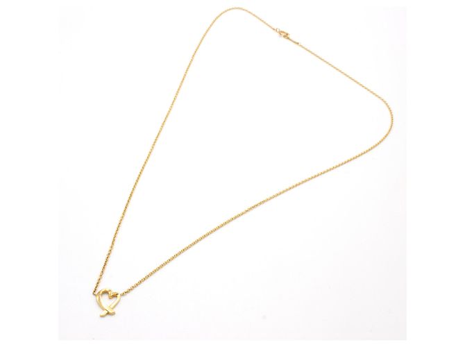Collar Tiffany & Co Loving Heart en oro amarillo 18K - vista 3