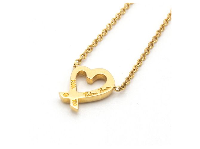 Collar Tiffany & Co Loving Heart en oro amarillo 18K - vista 4
