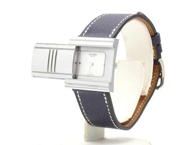 Reloj Hermès Glissade (modelo GL1.510). Plata - vista 2