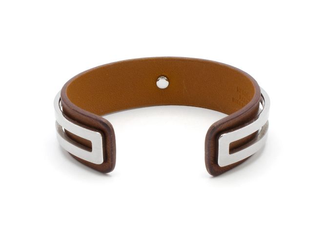 Pulsera Agatha Hermès. Castaño - vista 2
