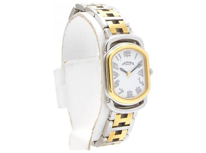 Reloj Hermès Rallye (RA1.220). Dorado - vista 3
