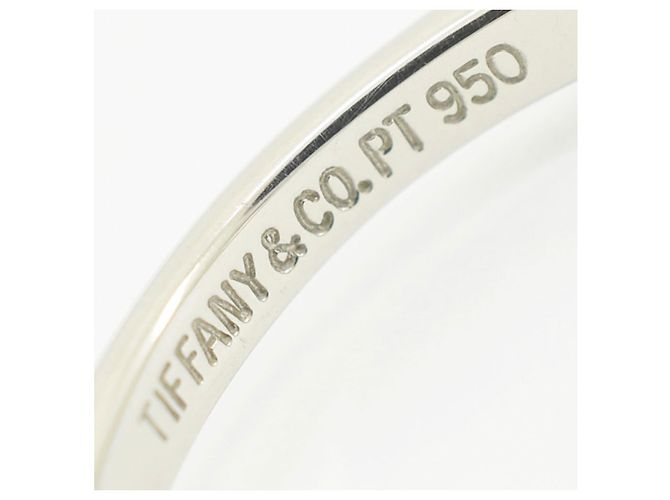 Tiffany & Co Solitaire Diamantring Platin 0,20ct Größe 51 Silber - Ansicht 2
