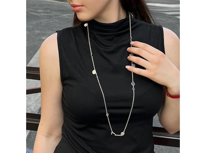 collana sautoir di Hermès Argento - vista 2