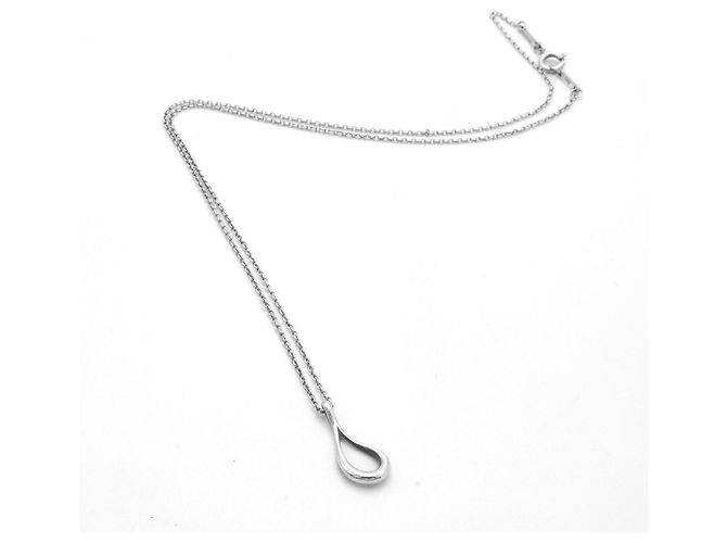 Halskette Tiffany & Co Modell "Open Teadrop". Silber - Ansicht 2