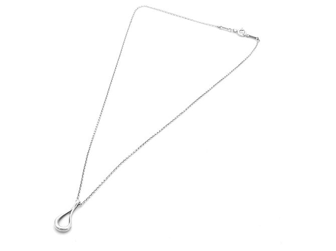 Halskette Tiffany & Co Modell "Open Teadrop". Silber - Ansicht 3