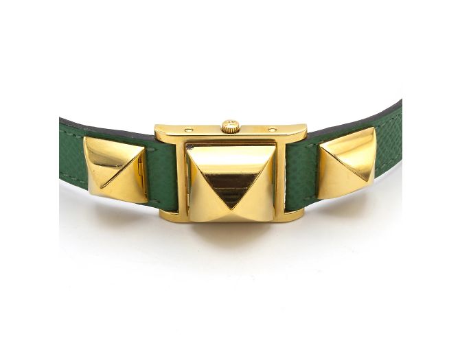 Orologio da donna Hermès Médor placcato oro D'oro - vista 3
