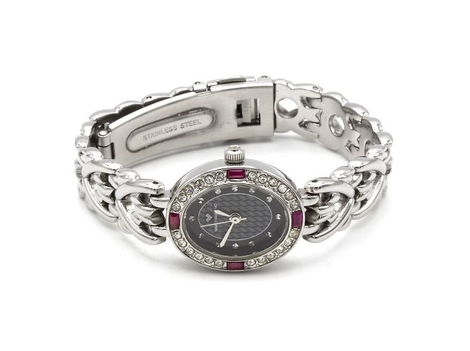 Autre Marque Uhr von Mario Valentino. Silber - Ansicht 3