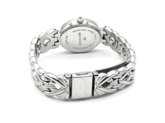 Autre Marque Uhr von Mario Valentino. Silber - Ansicht 4