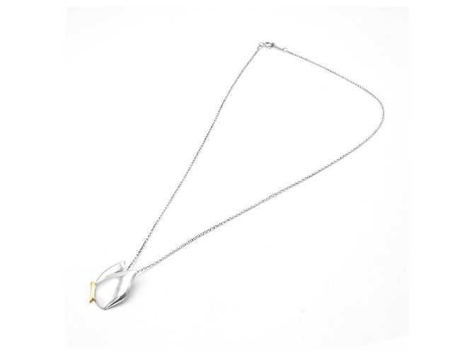 Collana Farfalla Tiffany & Co Argento e Oro Giallo 18K - vista 5