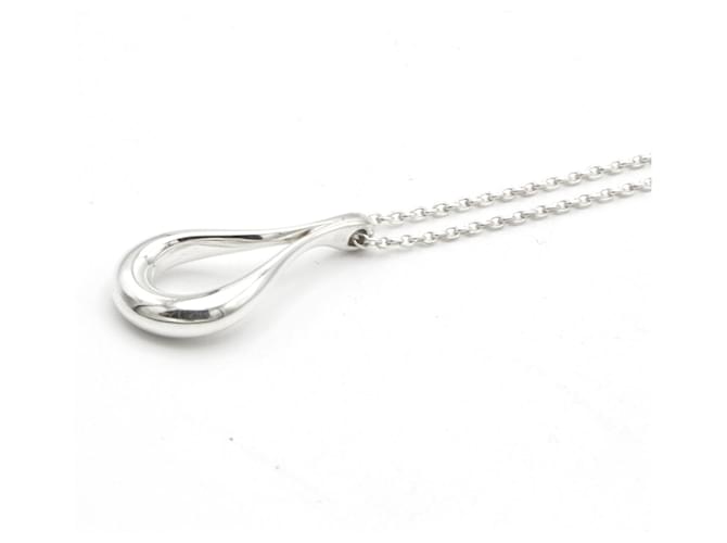 Collana Tiffany & Co modello "Open Teadrop". Argento - vista 4