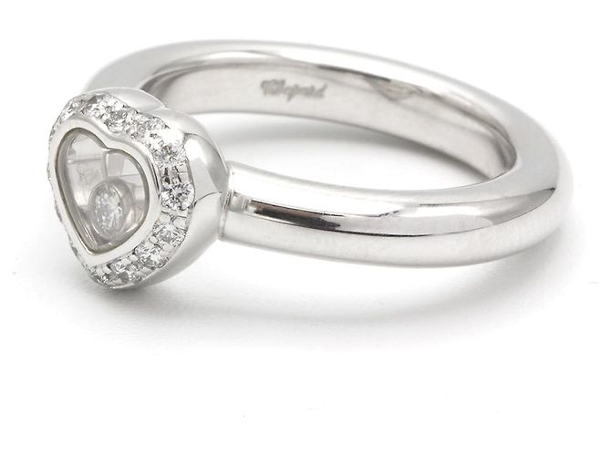 Anillo Chopard Happy Diamonds. Plata - vista 3