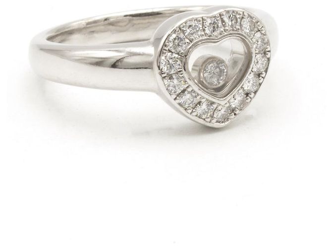Anillo Chopard "Happy Diamonds". Plata - vista 2