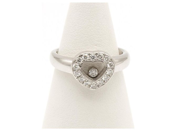 Anillo Chopard "Happy Diamonds". Plata - vista 4