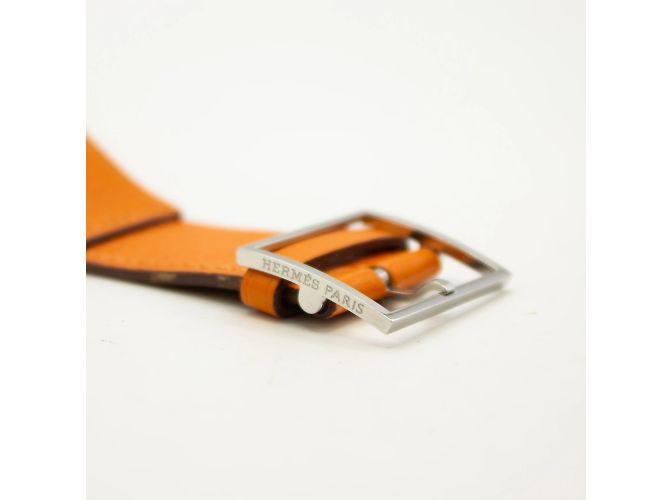 Hermès "Cherche Midi" Uhr (Modell CM1.210). Orange - Ansicht 11