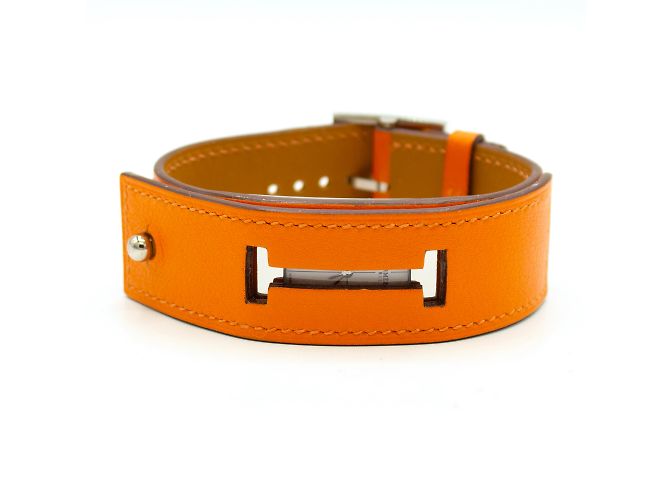 Hermès "Cherche Midi" Uhr (Modell CM1.210). Orange - Ansicht 5