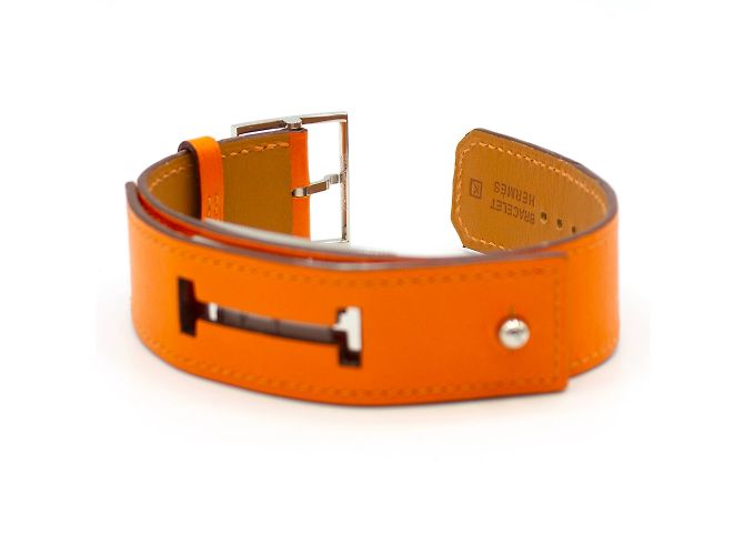 Hermès "Cherche Midi" Uhr (Modell CM1.210). Orange - Ansicht 7