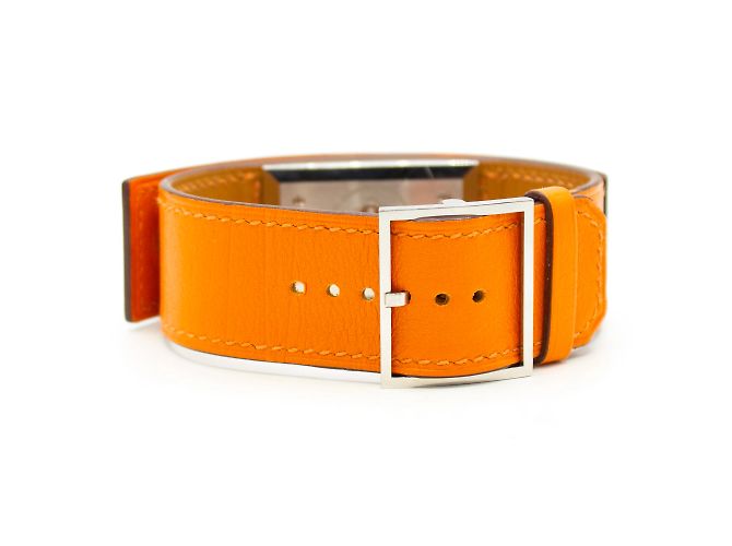 Hermès "Cherche Midi" Uhr (Modell CM1.210). Orange - Ansicht 8