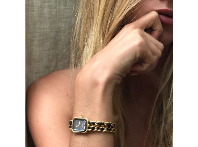 Première-Uhr von Chanel. Golden - Ansicht 2