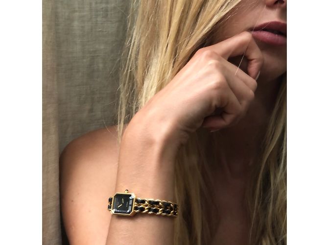 Première-Uhr von Chanel. Golden - Ansicht 3