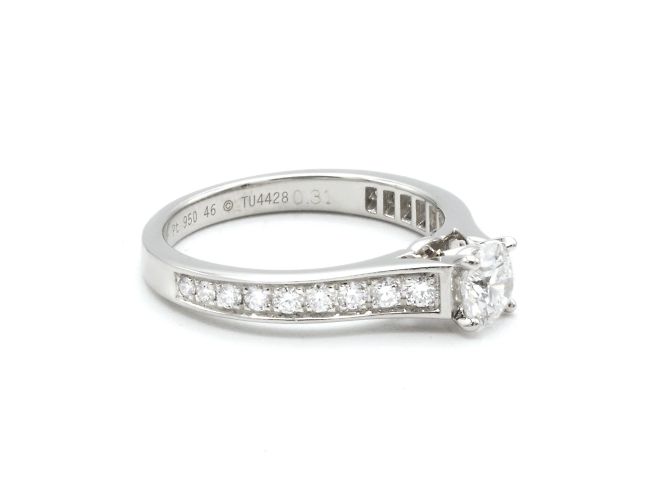 Cartier-Ring, Modell "Solitaire 1895". Silber - Ansicht 2