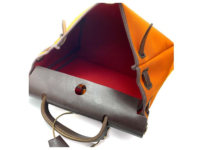 Bolso Herbag de Hermès. Naranja - vista 4