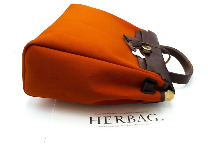 Bolso Herbag de Hermès. Naranja - vista 7