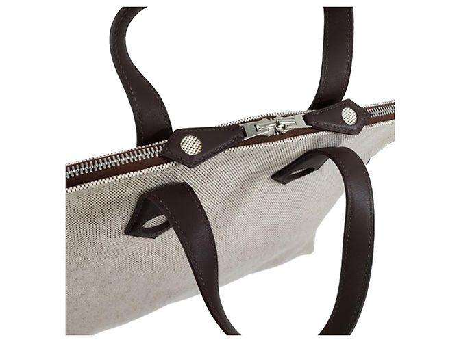 Trim Heeboo-Tasche von Hermès. Beige - Ansicht 10