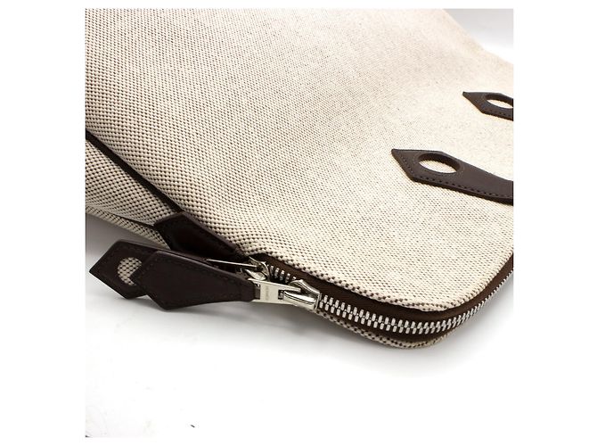 Trim Heeboo-Tasche von Hermès. Beige - Ansicht 4