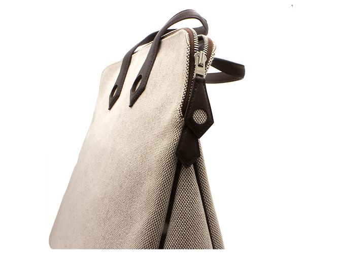 Trim Heeboo-Tasche von Hermès. Beige - Ansicht 5