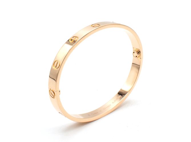 e bracciale Cartier senza tempo della collezione "Love". D'oro - vista 2