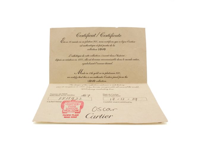 e bracciale Cartier senza tempo della collezione "Love". D'oro - vista 4
