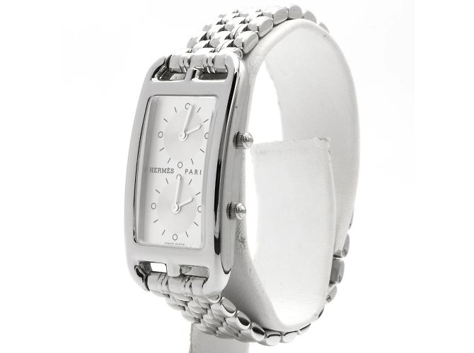 Orologio Hermès Cape Cod CC3.210. Argento - vista 2