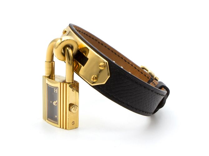 Relógio Kelly da Hermès. Dourado - vista 2