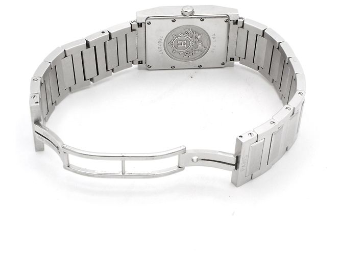 Orologio Hermès Tandem acciaio quadrante blu Argento - vista 5