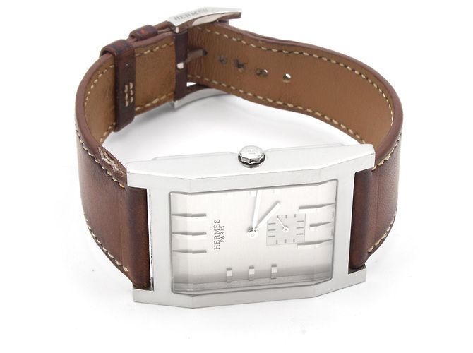 Relógio Hermès Tandem Automático de Aço Prateado Prata - vista 3