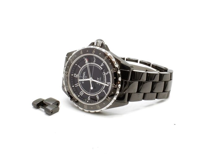 Chanel J12 GMT Uhr aus schwarzer Keramik - Ansicht 6