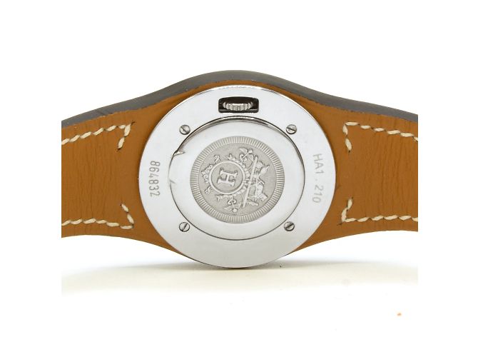 Harnais Uhr (HA1.210) von Hermès Silber - Ansicht 5
