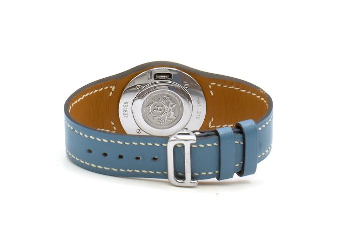 Harnais Uhr (HA1.210) von Hermès Silber - Ansicht 7
