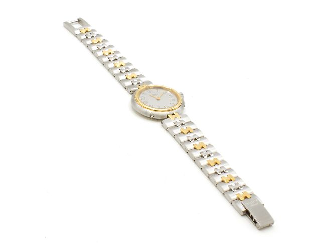 Relógio Hermès em ouro/aco em muito bom estado, modelo "Profile" Dourado - vista 5