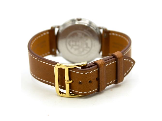 Sellier-Uhr von Hermès. Golden - Ansicht 5