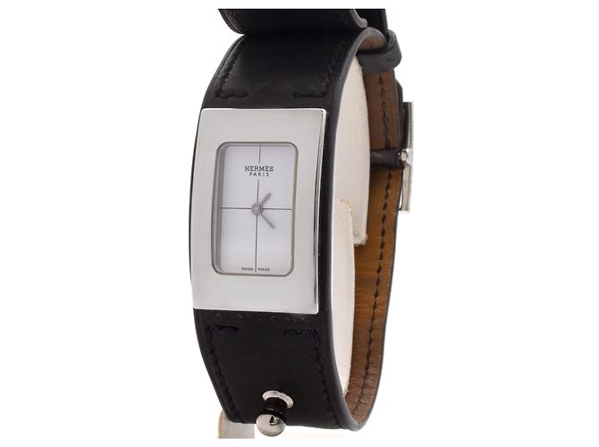 Hermès "Cherche Midi" Uhr (Modell CM1.210). Schwarz - Ansicht 2