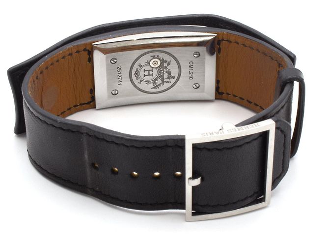 Hermès "Cherche Midi" Uhr (Modell CM1.210). Schwarz - Ansicht 5