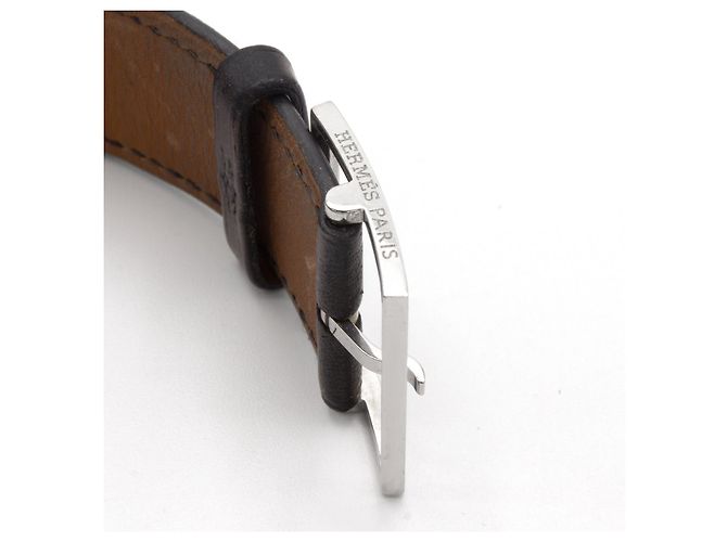 Hermès "Cherche Midi" Uhr (Modell CM1.210). Schwarz - Ansicht 6