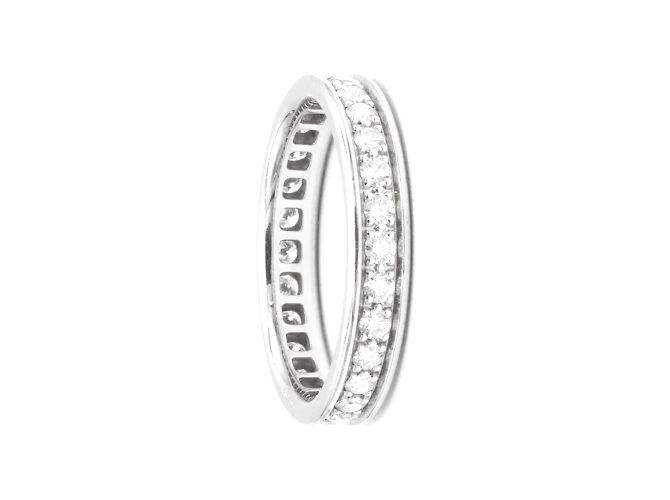Anello nuziale Cartier, modello Cartier d'Amour Argento - vista 4