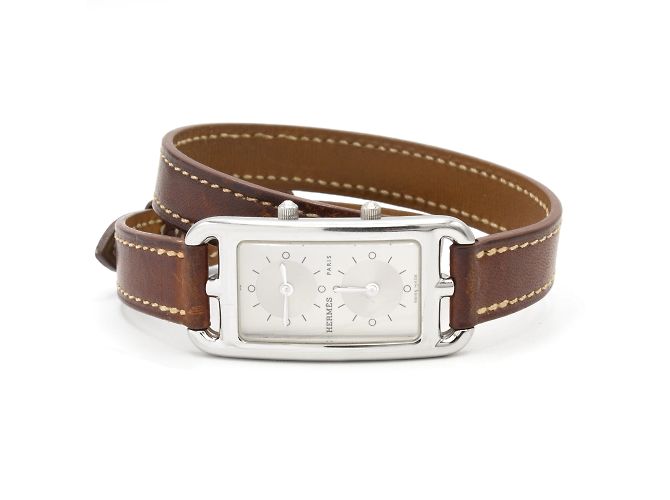Montre Cape Cod CC3.210 par Hermès. Argenté - vue 4