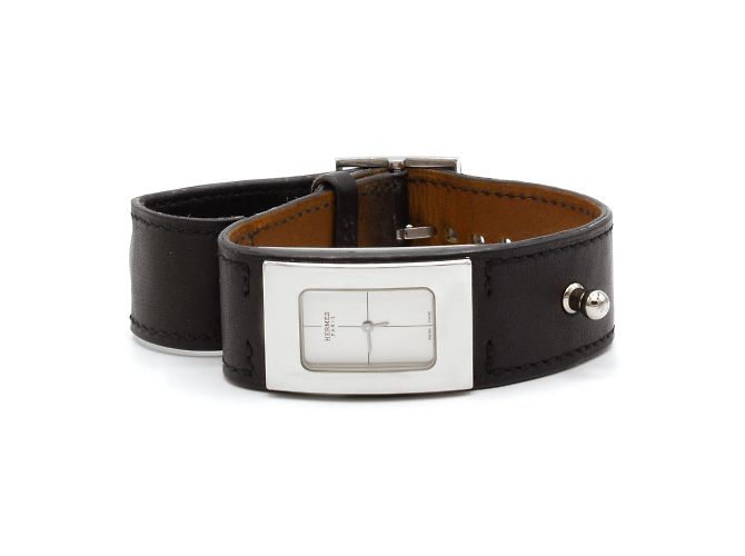 Sobres relógio Hermès “Cherche Midi”. Preto - vista 3